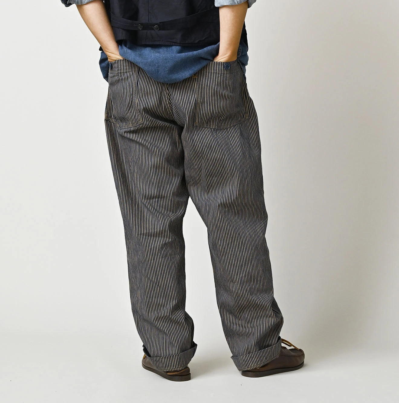 45R Light Mont Brown Denim 908 Baker Pants - Image 10