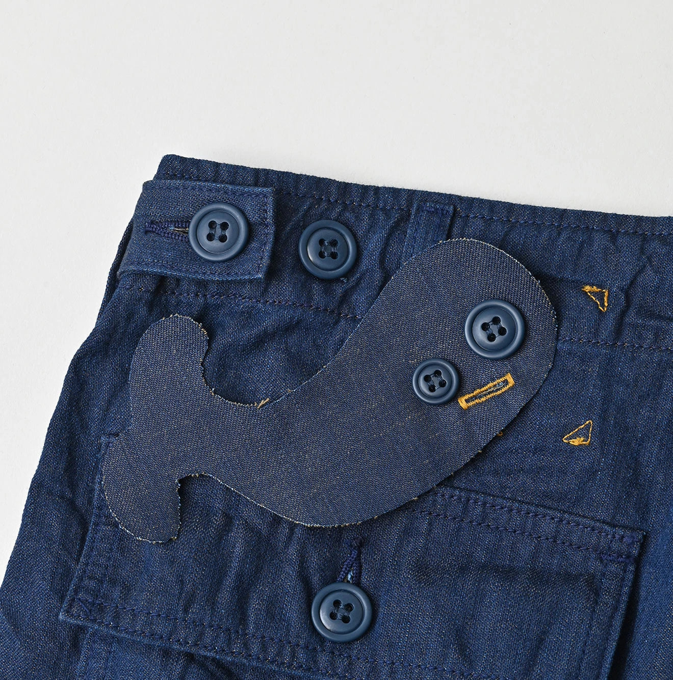 45R Light Mont Brown Denim 908 Baker Pants