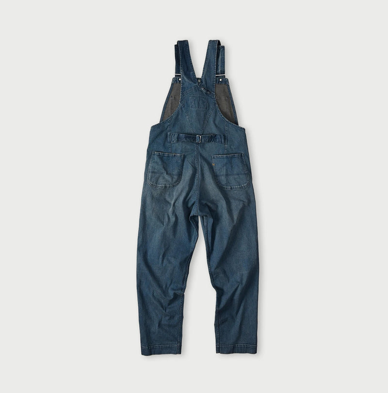 45R Light Mont Brown Denim Stretch Charlotte Overall Distressed - Image 13
