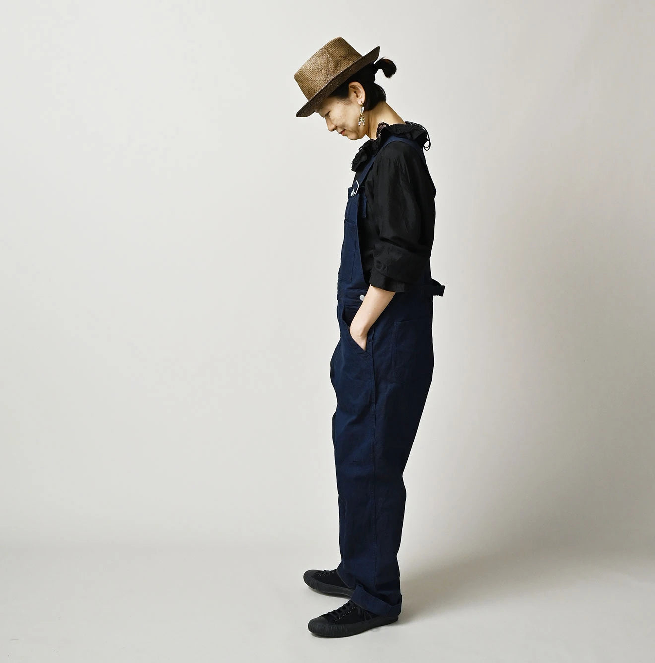 45R Light Mont Brown Denim Stretch Charlotte Overall Nou - Image 4