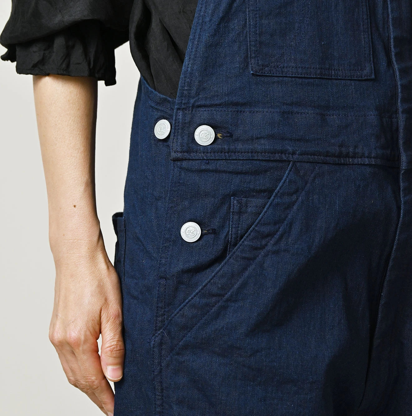 45R Light Mont Brown Denim Stretch Charlotte Overall Nou - Image 8