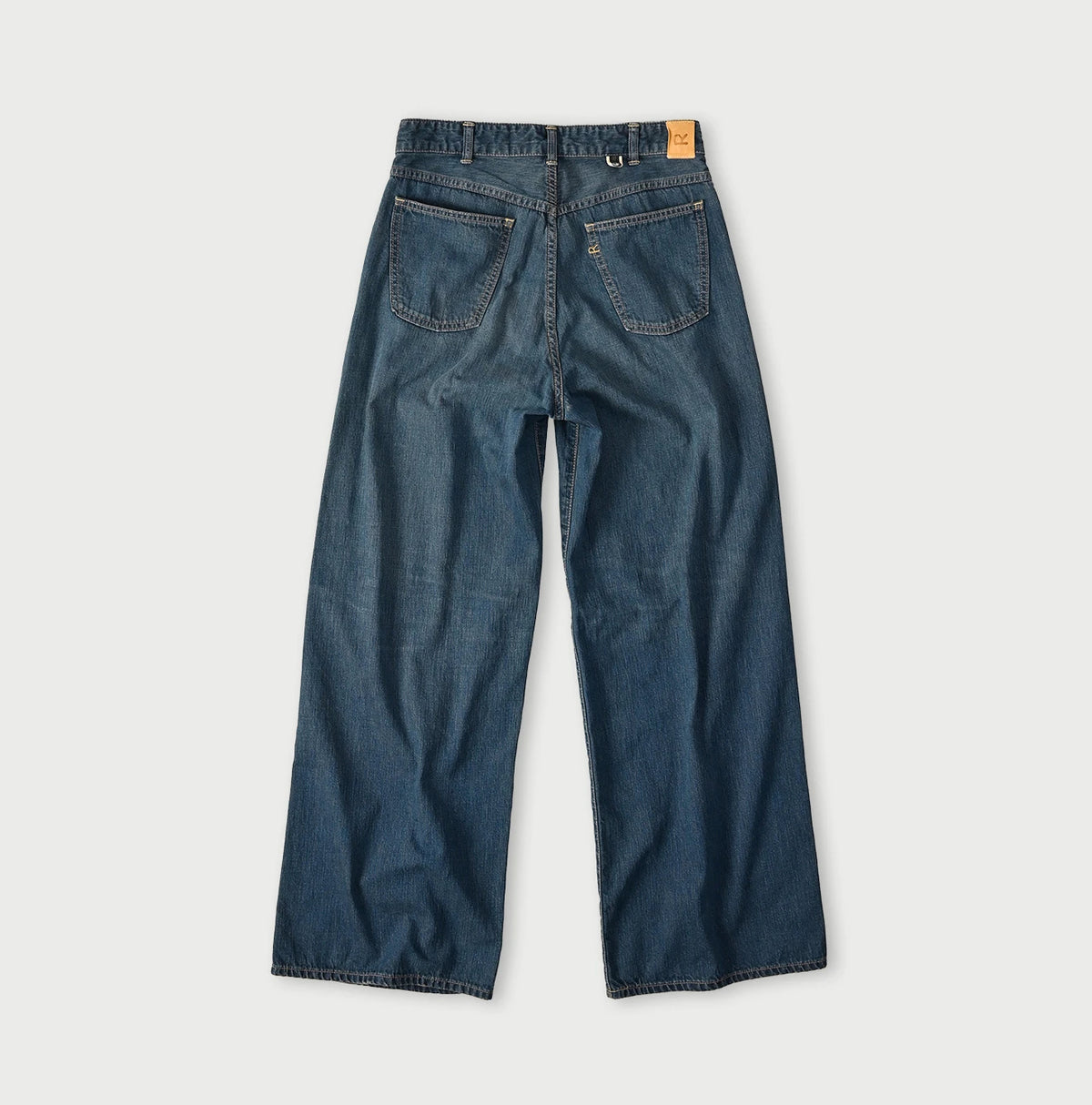 45R Light Mont Brown Denim Bachihime Distressed
