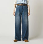 45R Light Mont Brown Denim Bachihime Distressed