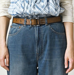 45R Light Mont Brown Denim Bachihime Distressed