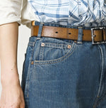 45R Light Mont Brown Denim Bachihime Distressed