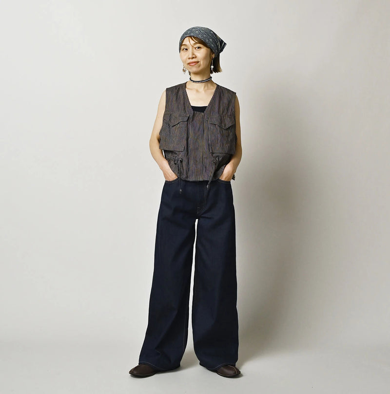 45R Light Mont Brown Denim Bachihime Nou - Image 3