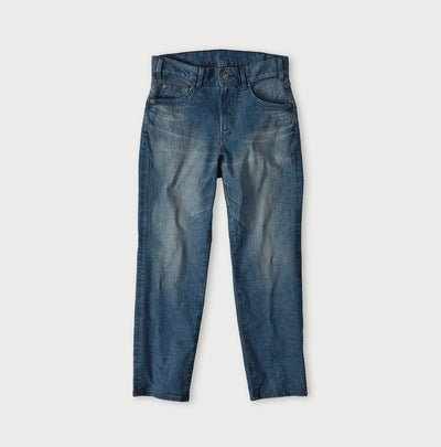 45R Light Mont Brown Denim Stretch Sabrina5 Distressed