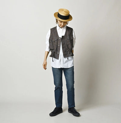 45R Light Mont Brown Denim Stretch Sabrina5 Distressed