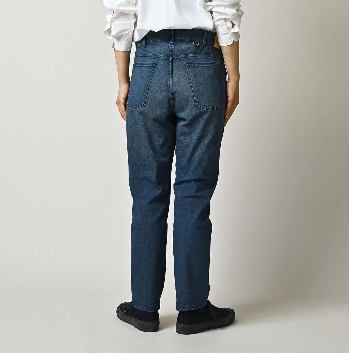 45R Light Mont Brown Denim Stretch Sabrina5 Distressed