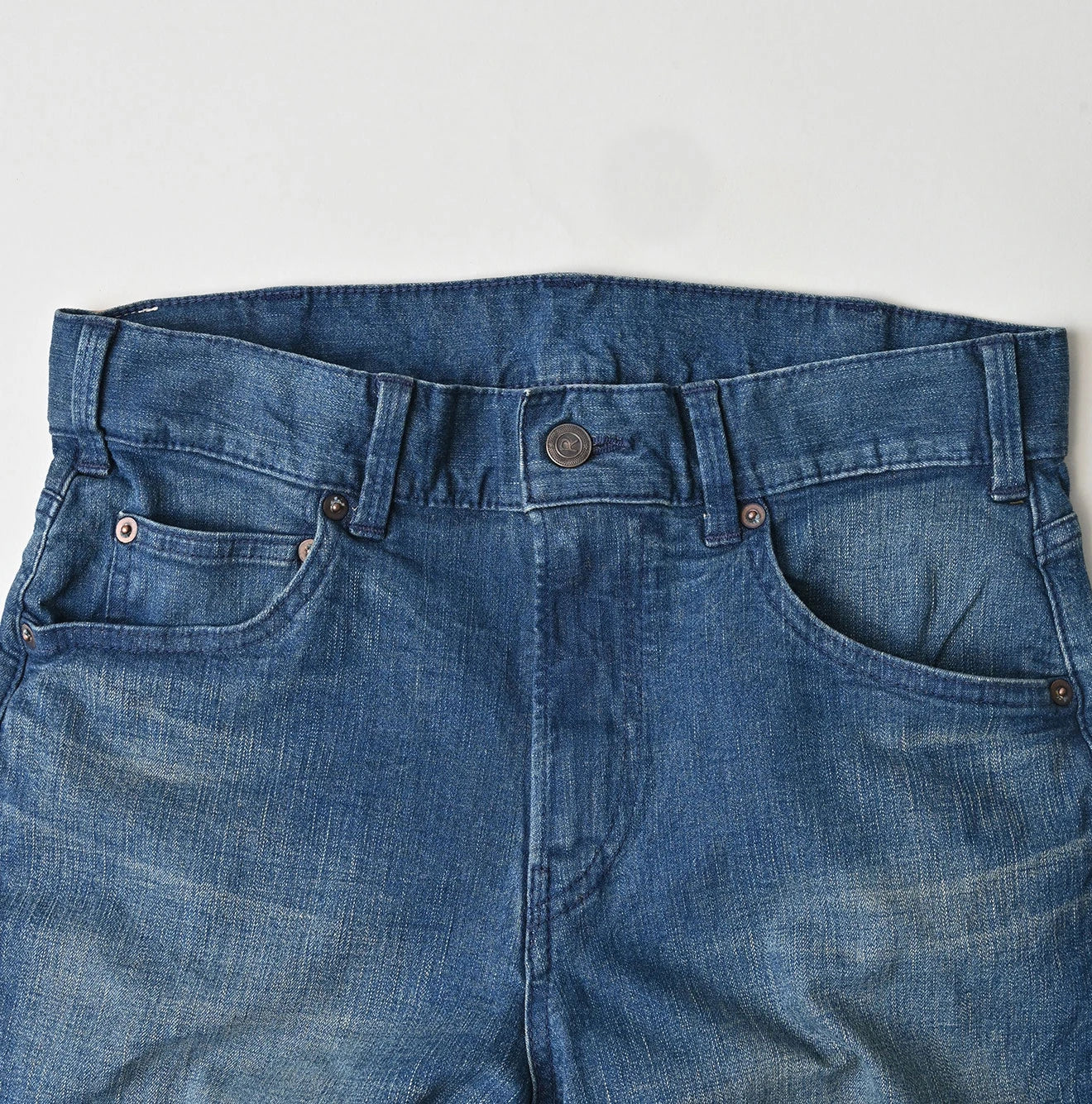 45R Light Mont Brown Denim Stretch Sabrina5 Distressed - Image 12