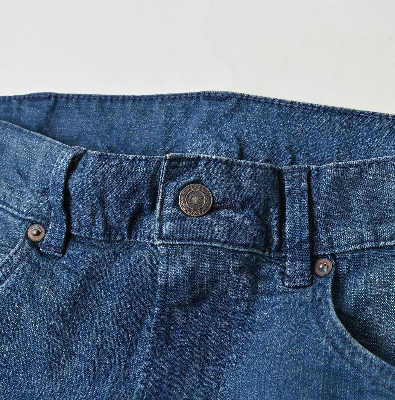 45R Light Mont Brown Denim Stretch Sabrina5 Distressed - Image 13