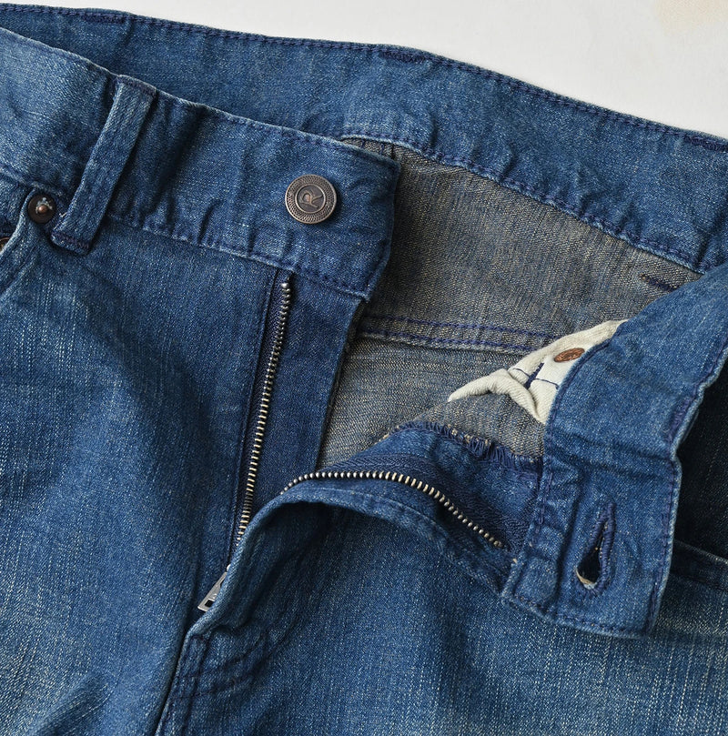 45R Light Mont Brown Denim Stretch Sabrina5 Distressed - Image 14