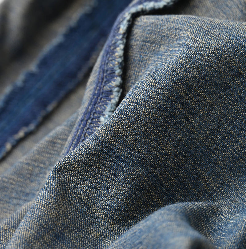 45R Light Mont Brown Denim Stretch Sabrina5 Distressed - Image 20