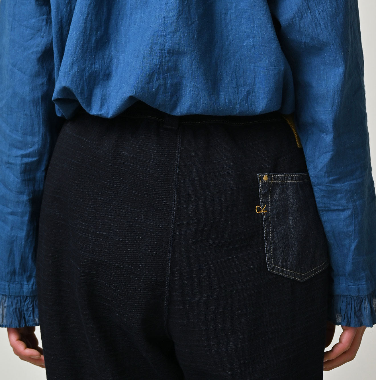 45R Indigo Dekoboko Tenjiku 908 Pants - Image 13