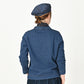 45R Indigo Cotton Fleece Square Top