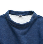 45R Indigo Cotton Fleece Square Top
