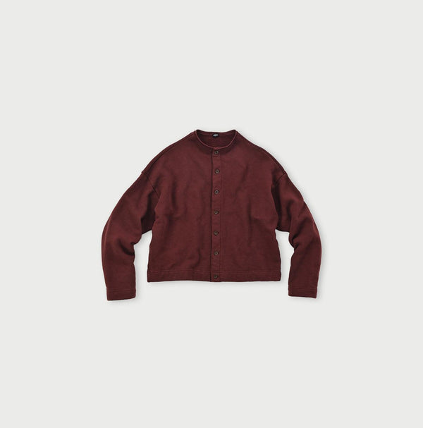 Cotton Fleece Square Cardigan - 45R by 45rpm studio