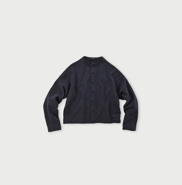 Cotton Fleece Square Cardigan - 45R by 45rpm studio