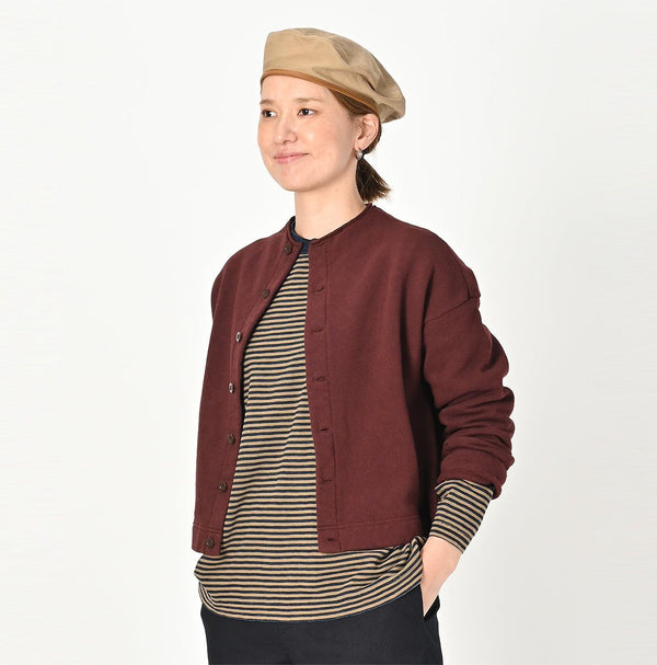 Cotton Fleece Square Cardigan - 45R by 45rpm studio