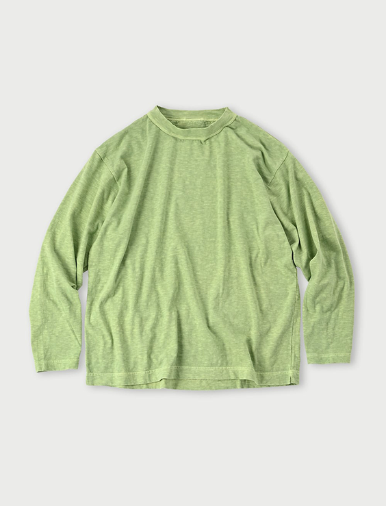 Botanical Dyed Ocean 908 Long Sleeve T-shirt