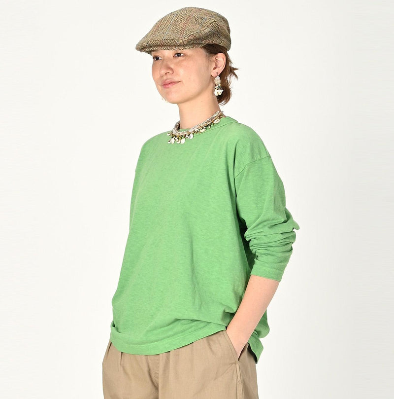 Botanical Dyed Ocean 908 Long Sleeve T-shirt (Size 2) - 45R by 45rpm studio - Image 6