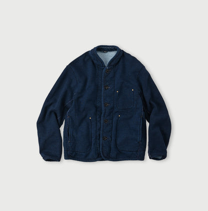 Indigo Cotton Fleece 908 Tyrolean Jacket - 45R by 45rpm studio