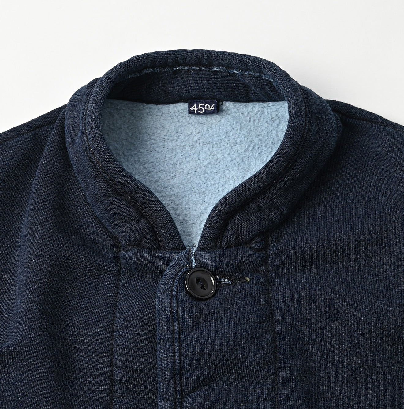 Indigo Cotton Fleece 908 Tyrolean Jacket - 45R by 45rpm studio