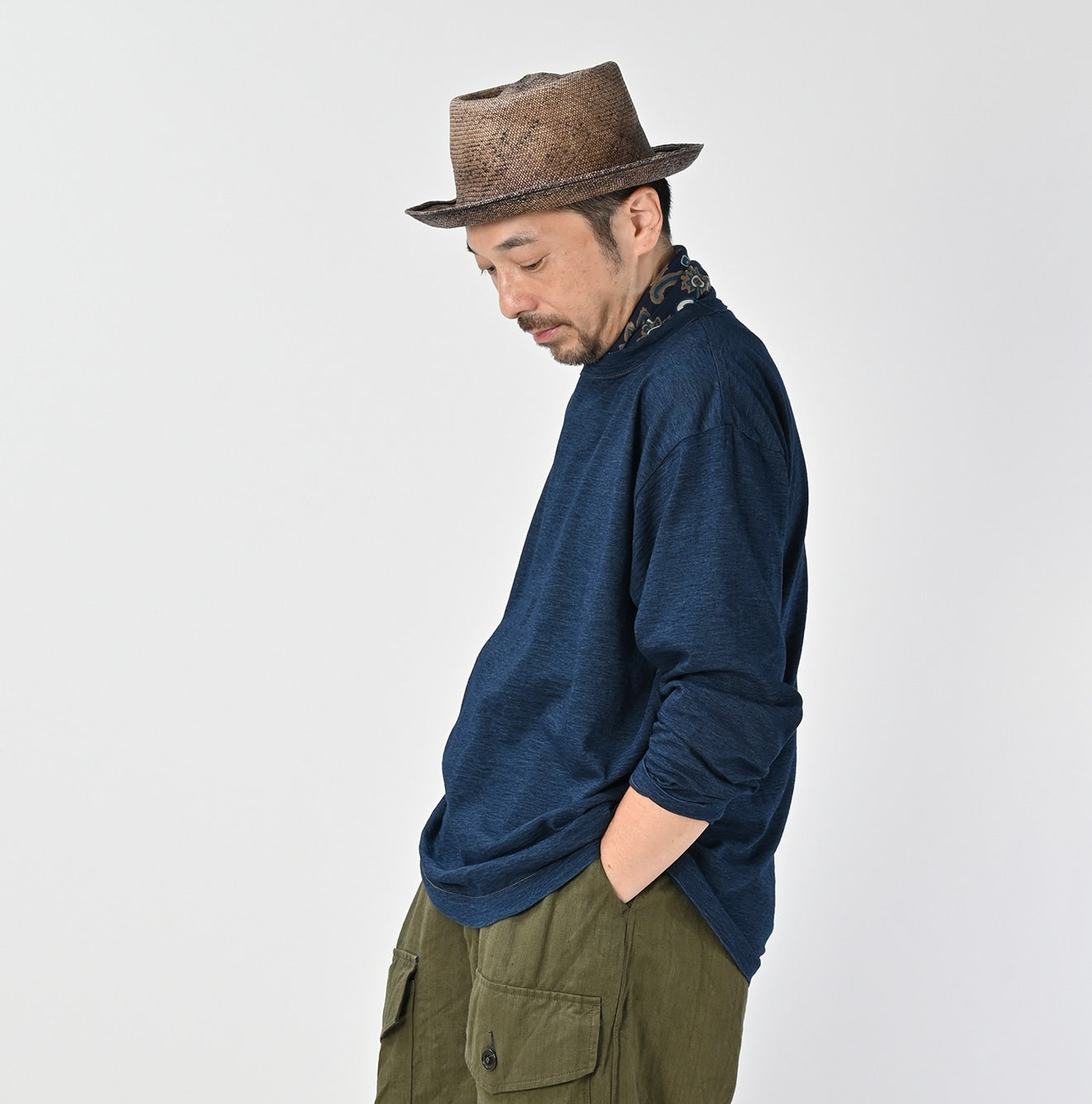 45R Indigo Ocean 908 Long Sleeve T-shirt Nou - Image 9