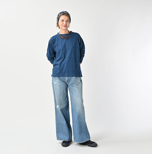 45R Indigo Ocean 908 Long Sleeve T-shirt Zyu
