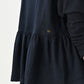 45R Indigo Tenjiku Frilled T-shirt