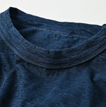 45R Indigo Tenjiku Frilled T-shirt