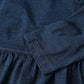45R Indigo Tenjiku Frilled T-shirt