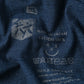 45R Indigo Tenjiku Frilled T-shirt