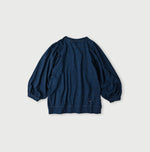 45R Indigo Tenjiku Puff Sleeve T-shirt