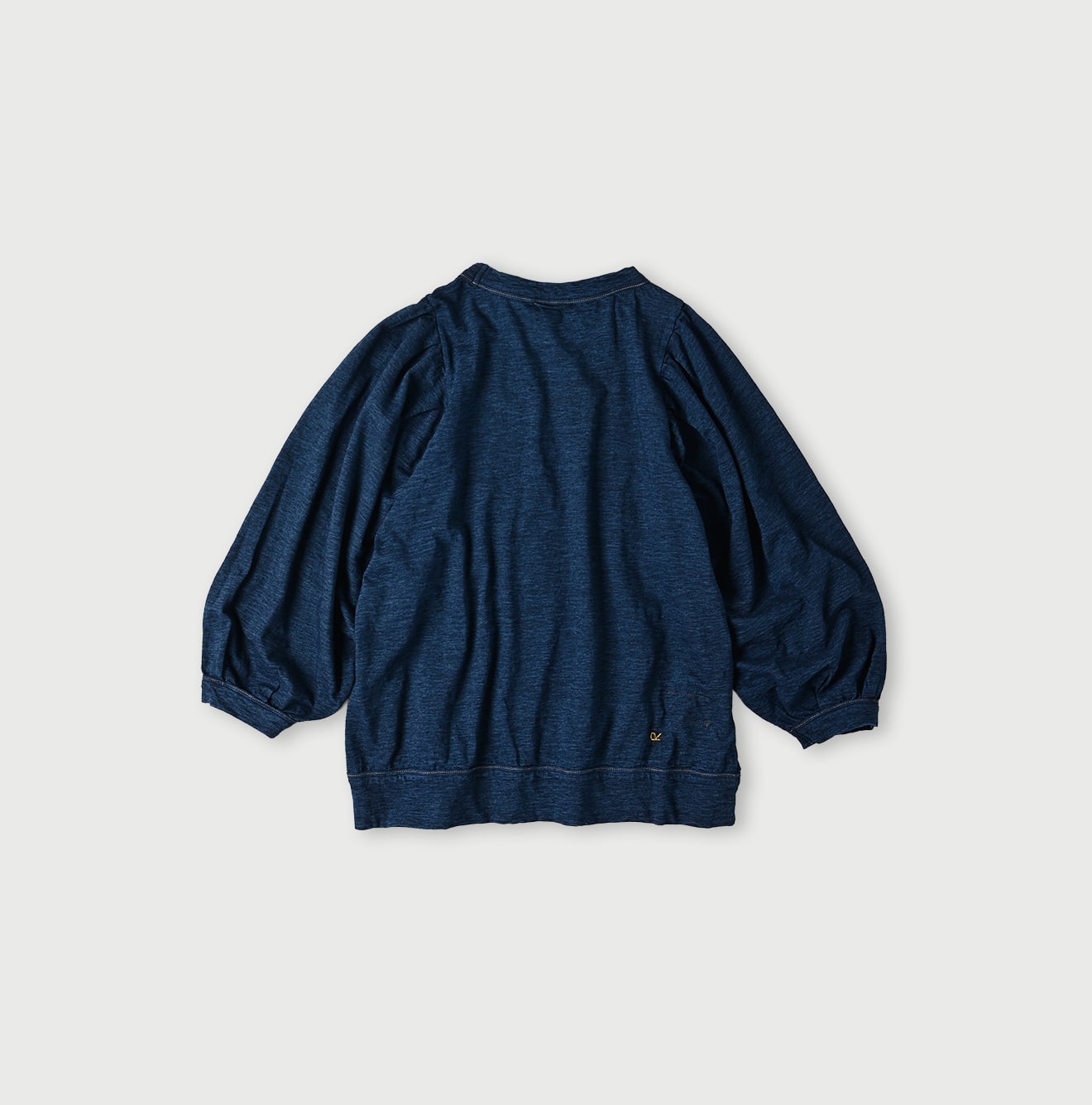 45R Indigo Tenjiku Puff Sleeve T-shirt - Image 12