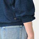 45R Indigo Tenjiku Puff Sleeve T-shirt