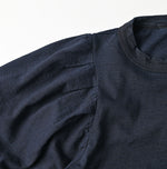 45R Indigo Tenjiku Puff Sleeve T-shirt