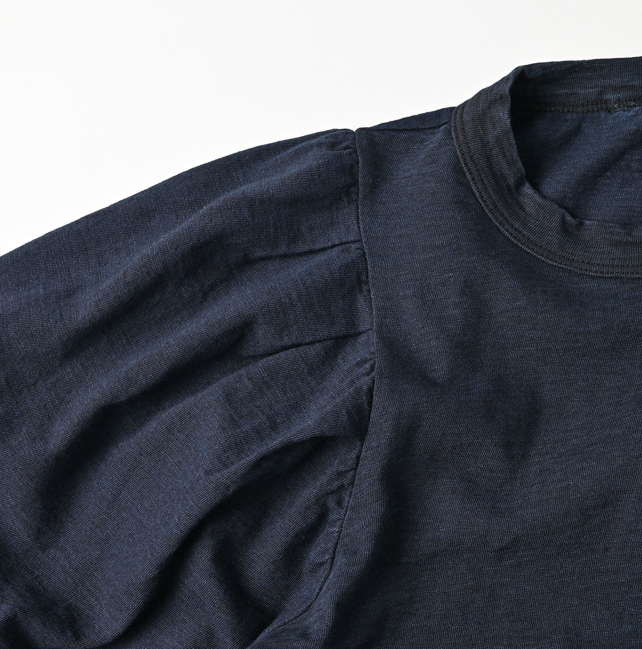 45R Indigo Tenjiku Puff Sleeve T-shirt - Image 14