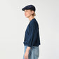 45R Indigo Tenjiku Puff Sleeve T-shirt