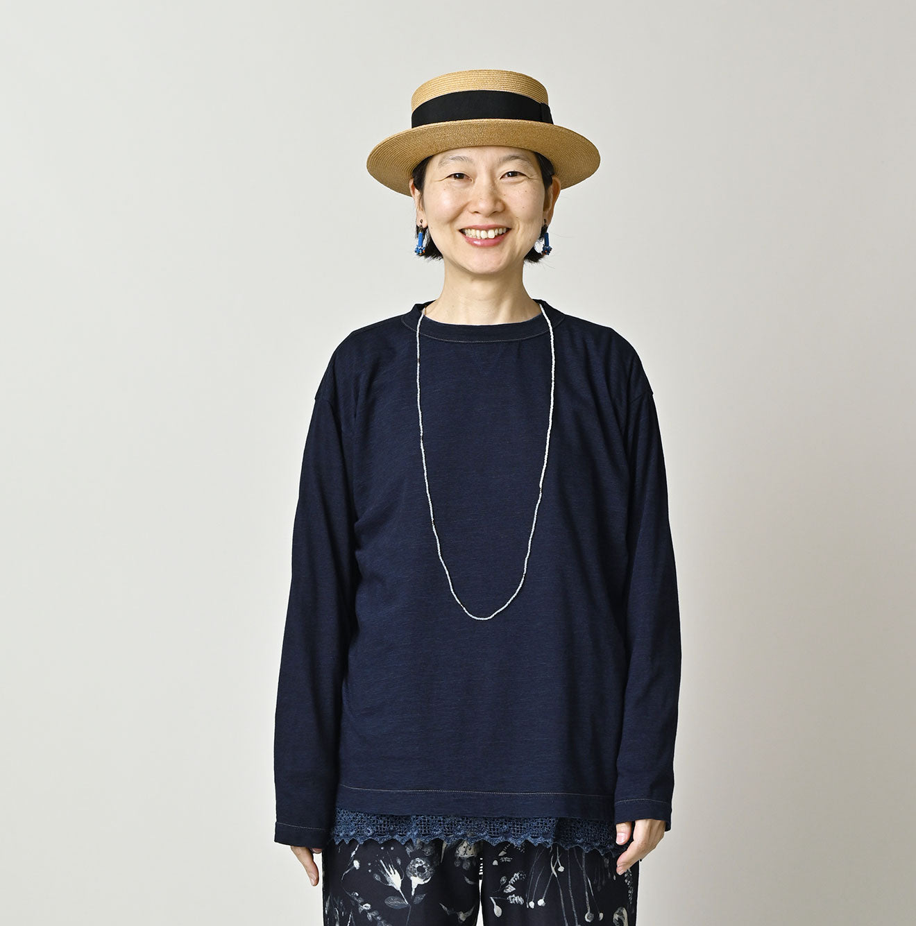 Indigo Umihiko 908 Long Sleeve T-shirt - Image 6