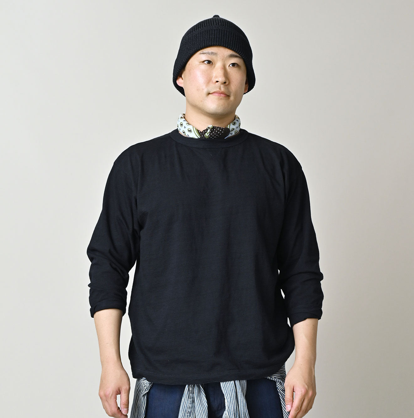 Indigo Umihiko 908 Long Sleeve T-shirt - Image 10