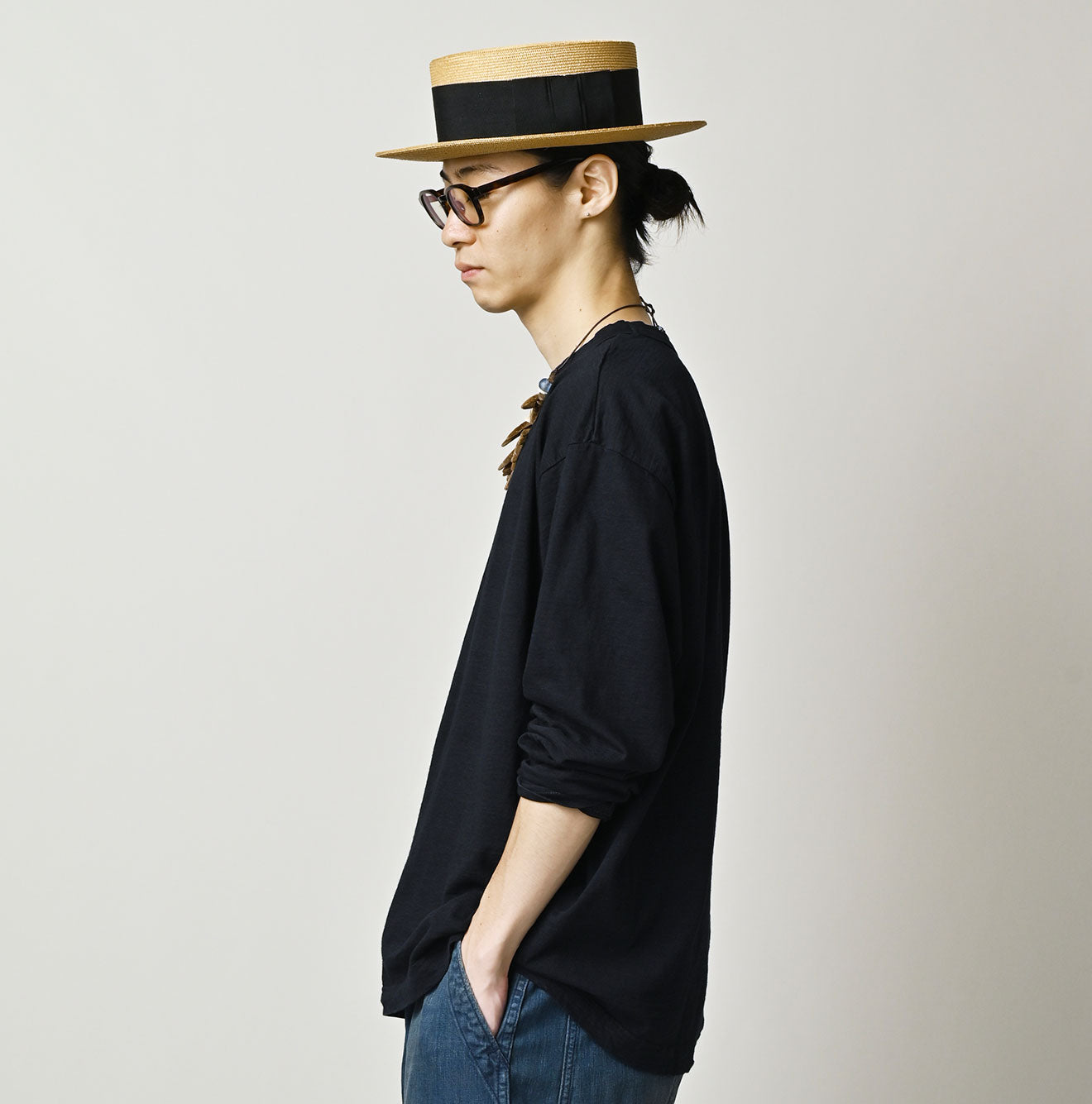 Indigo Umihiko 908 Long Sleeve T-shirt - Image 14