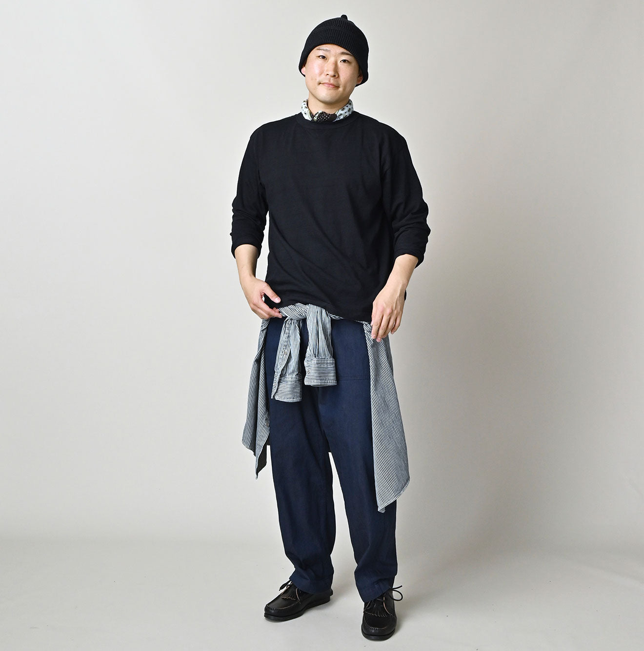Indigo Umihiko 908 Long Sleeve T-shirt - Image 4