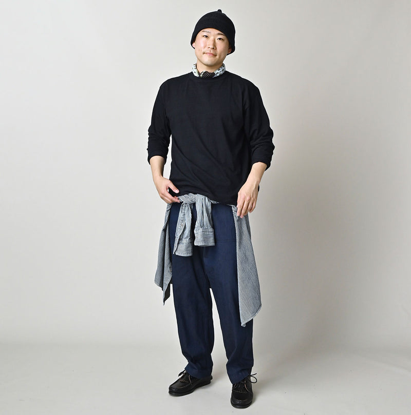Indigo Umihiko 908 Long Sleeve T-shirt - Image 4