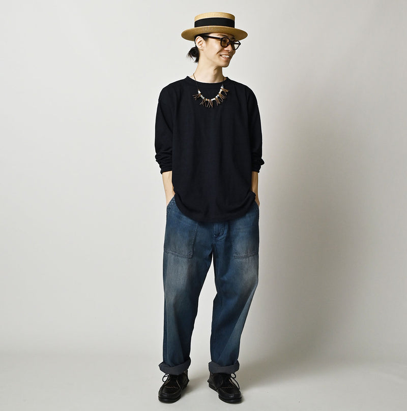 Indigo Umihiko 908 Long Sleeve T-shirt - Image 5