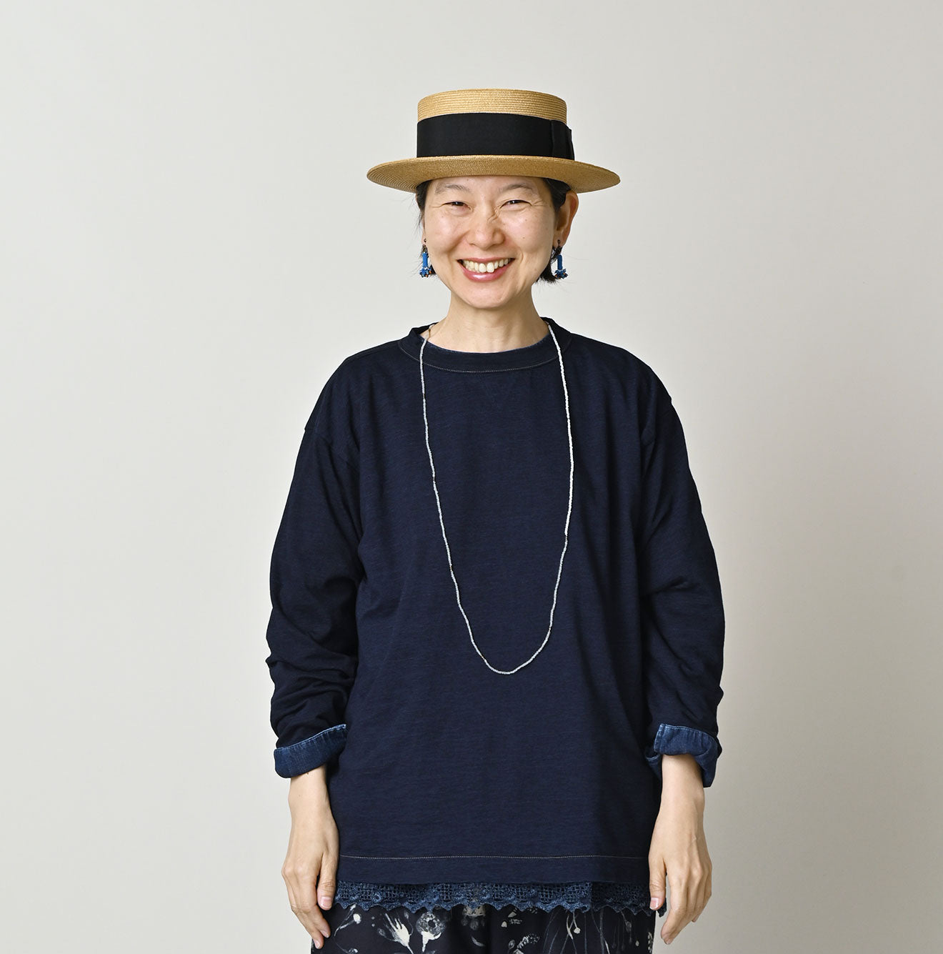 Indigo Umihiko 908 Long Sleeve T-shirt - Image 7