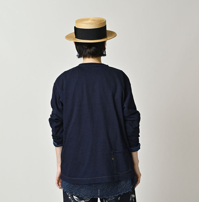 Indigo Umihiko 908 Long Sleeve T-shirt - Image 9