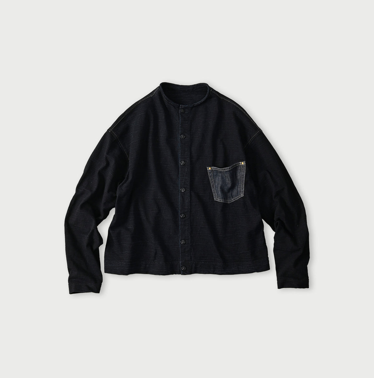45R Indigo Dekoboko Tenjiku 908 Cardigan