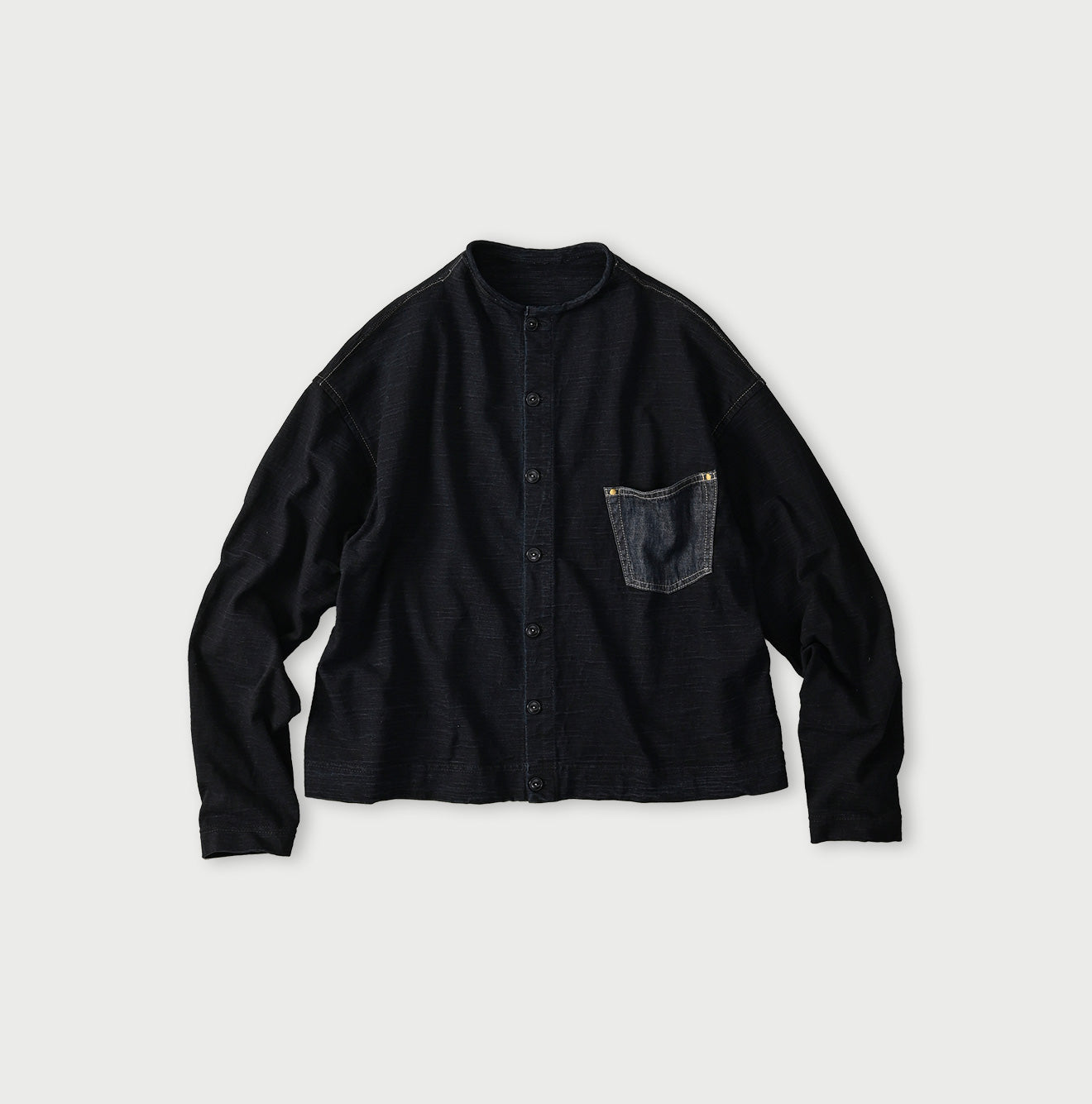 45R Indigo Dekoboko Tenjiku 908 Cardigan - Image 1