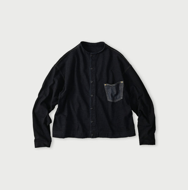 45R Indigo Dekoboko Tenjiku 908 Cardigan